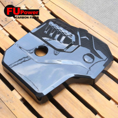 G30 1 Pcs Carbon Fiber Engine Hood Bonnet Vent Cover Compatible For BMW 5 Series G30 Car Accessories