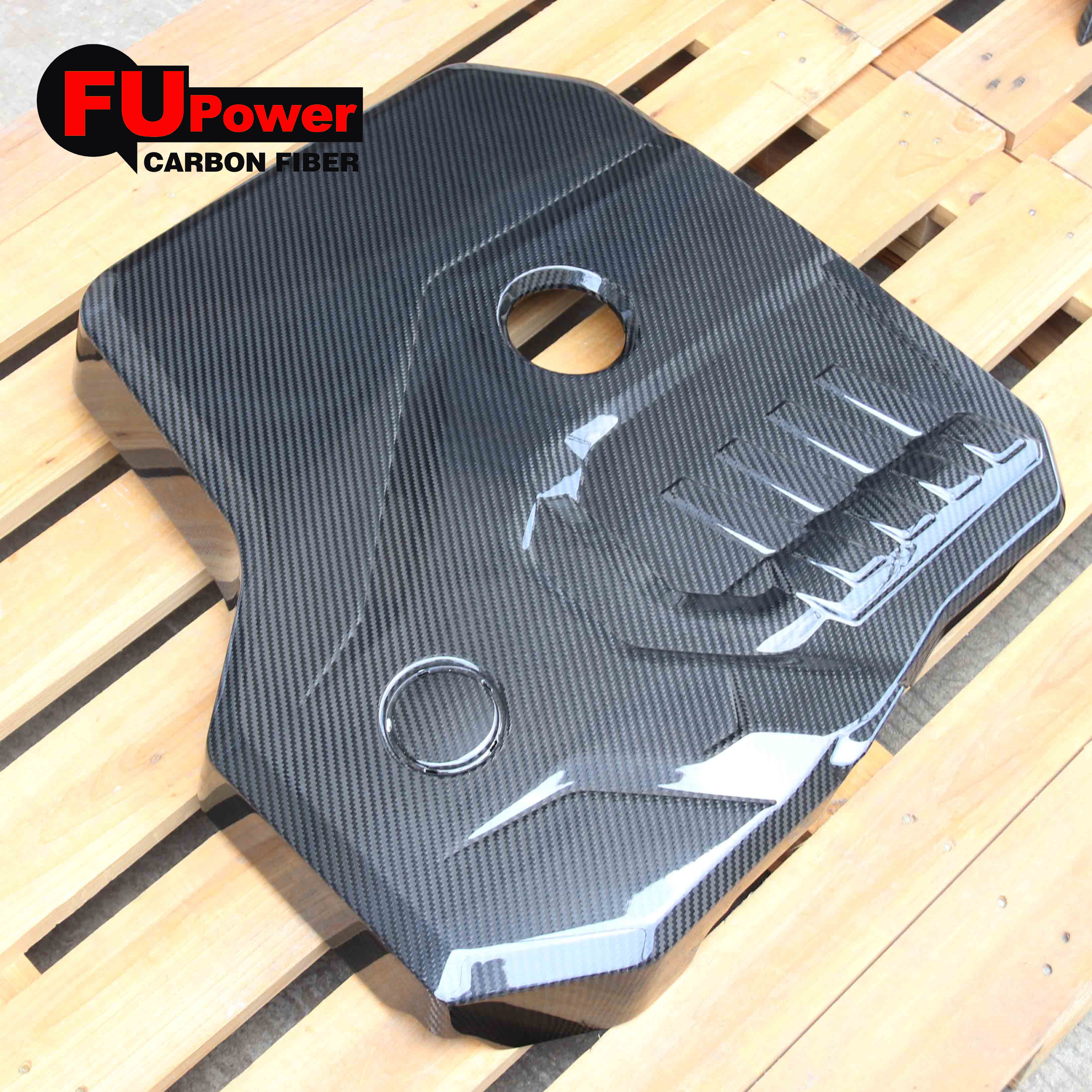 G30 1 Pcs Carbon Fiber Engine Hood Bonnet Vent Cover Compatible For BMW 5 Series G30 Car Accessories