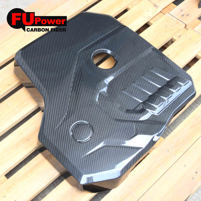 G30 1 Pcs Carbon Fiber Engine Hood Bonnet Vent Cover Compatible For BMW 5 Series G30 Car Accessories