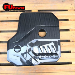 G30 1 Pcs Carbon Fiber Engine Hood Bonnet Vent Cover Compatible For BMW 5 Series G30 Car Accessories