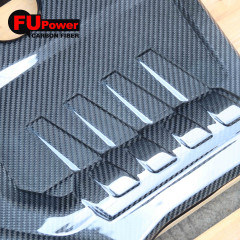 G30 1 Pcs Carbon Fiber Engine Hood Bonnet Vent Cover Compatible For BMW 5 Series G30 Car Accessories