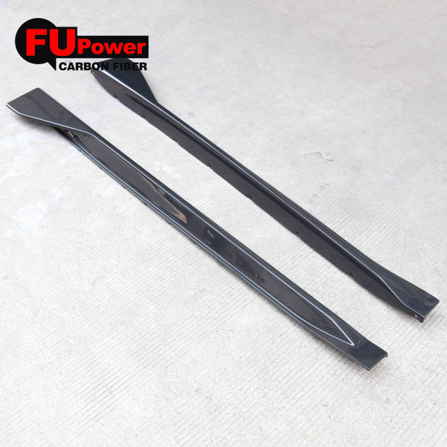 Performance Style Dry Carbon Fiber Side Skirt Extension For 2021-2025 BMW G82 G83 M4