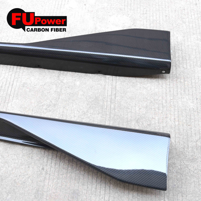 Performance Style Dry Carbon Fiber Side Skirt Extension For 2021-2025 BMW G82 G83 M4