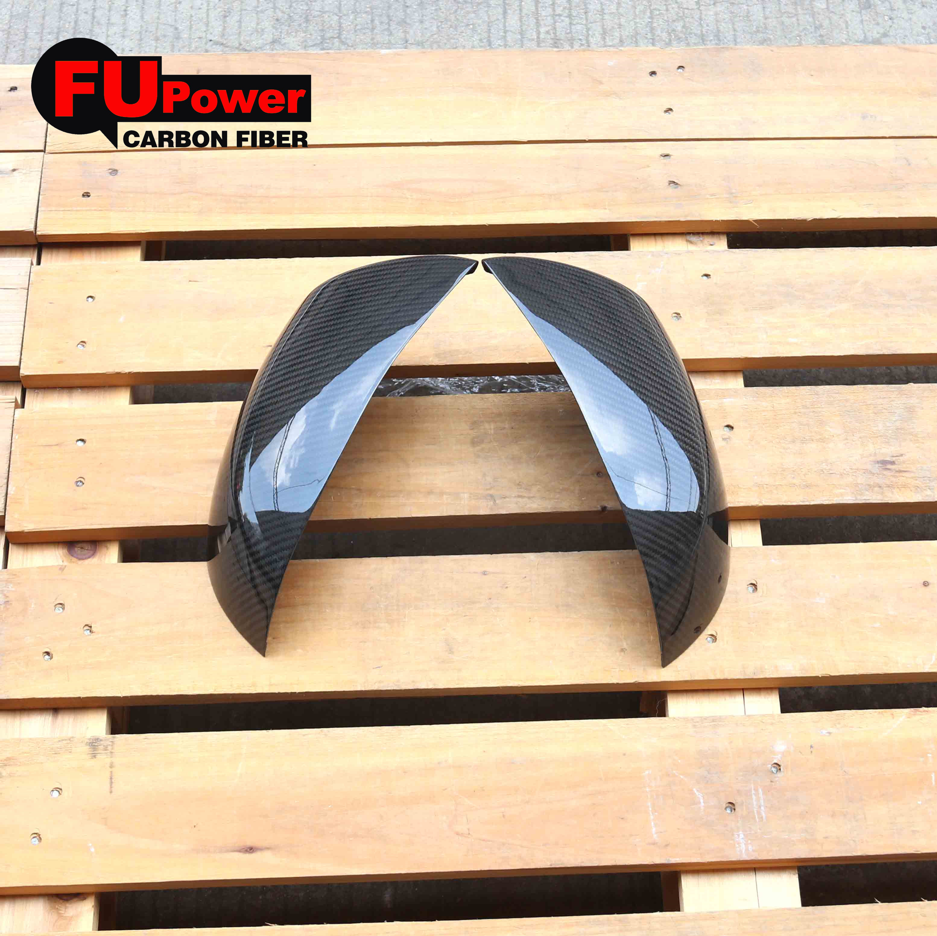 2Pcs Rearview Mirror Caps Compatible X5M X6M F85 F86 Dry Carbon Fiber Replacement Rearview Mirror Housing Cover