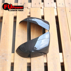 2Pcs Rearview Mirror Caps Compatible X5M X6M F85 F86 Dry Carbon Fiber Replacement Rearview Mirror Housing Cover