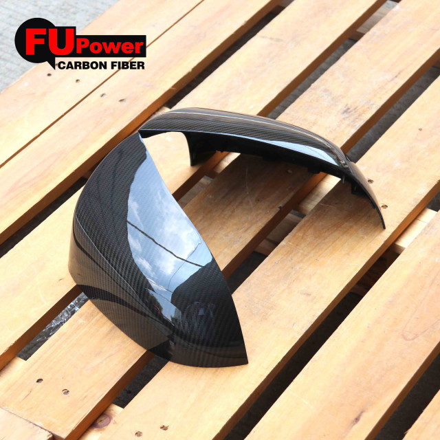 2Pcs Rearview Mirror Caps Compatible X5M X6M F85 F86 Dry Carbon Fiber Replacement Rearview Mirror Housing Cover