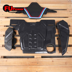 Carbon Fiber Factory For BMW F90 M5 Engine Compartment Dry Carbon Trim Cover