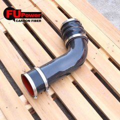 Carbon Fiber Factory For 2020-2024 GM 6.6L DURAMAX DRY CARBON FIBER TURBO INLET TUBE