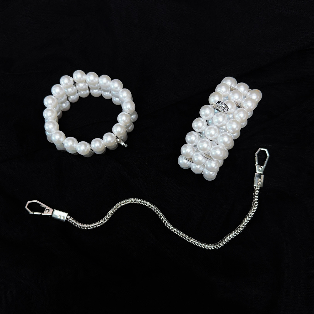 Pearl Bondage Handcuffs