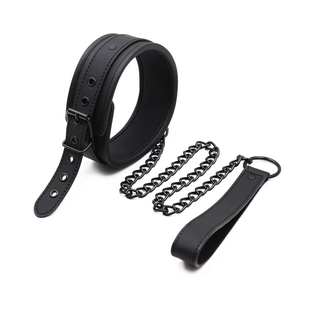 Faux Leather Collar and Lead Set