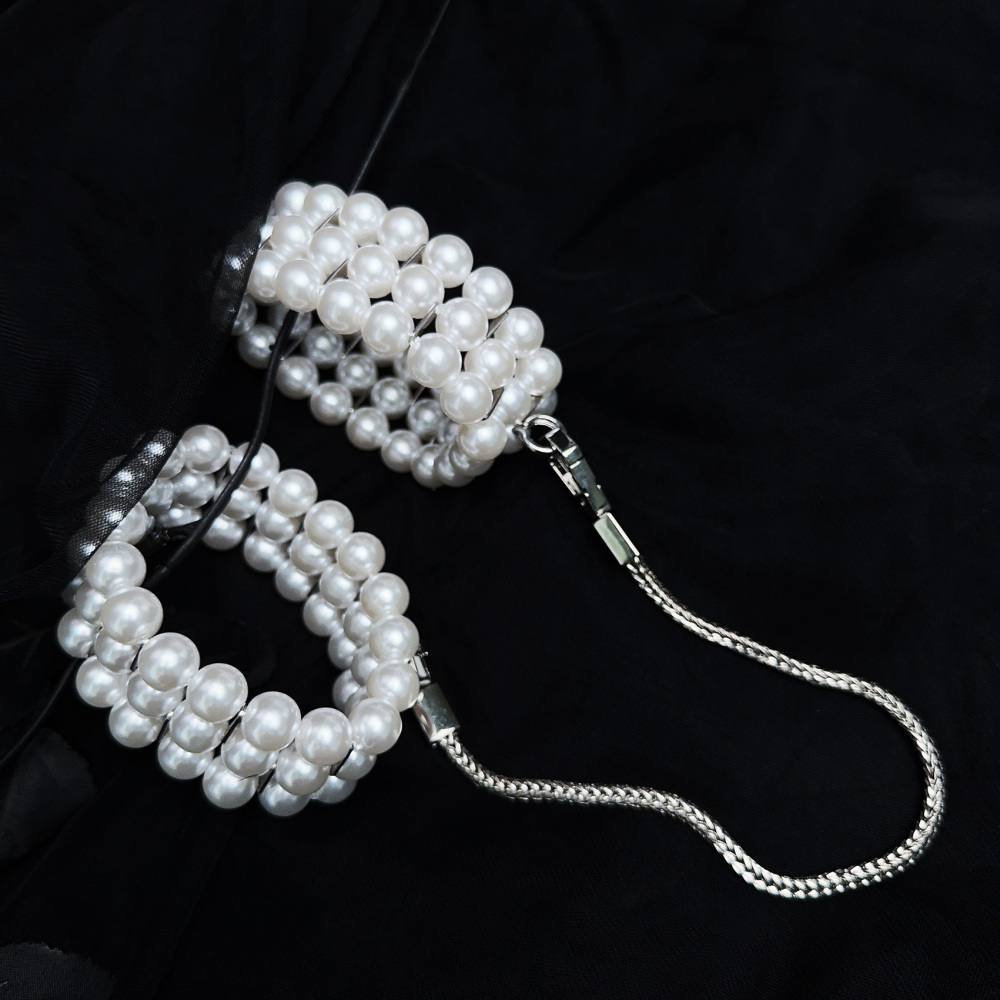 Pearl Bondage Handcuffs