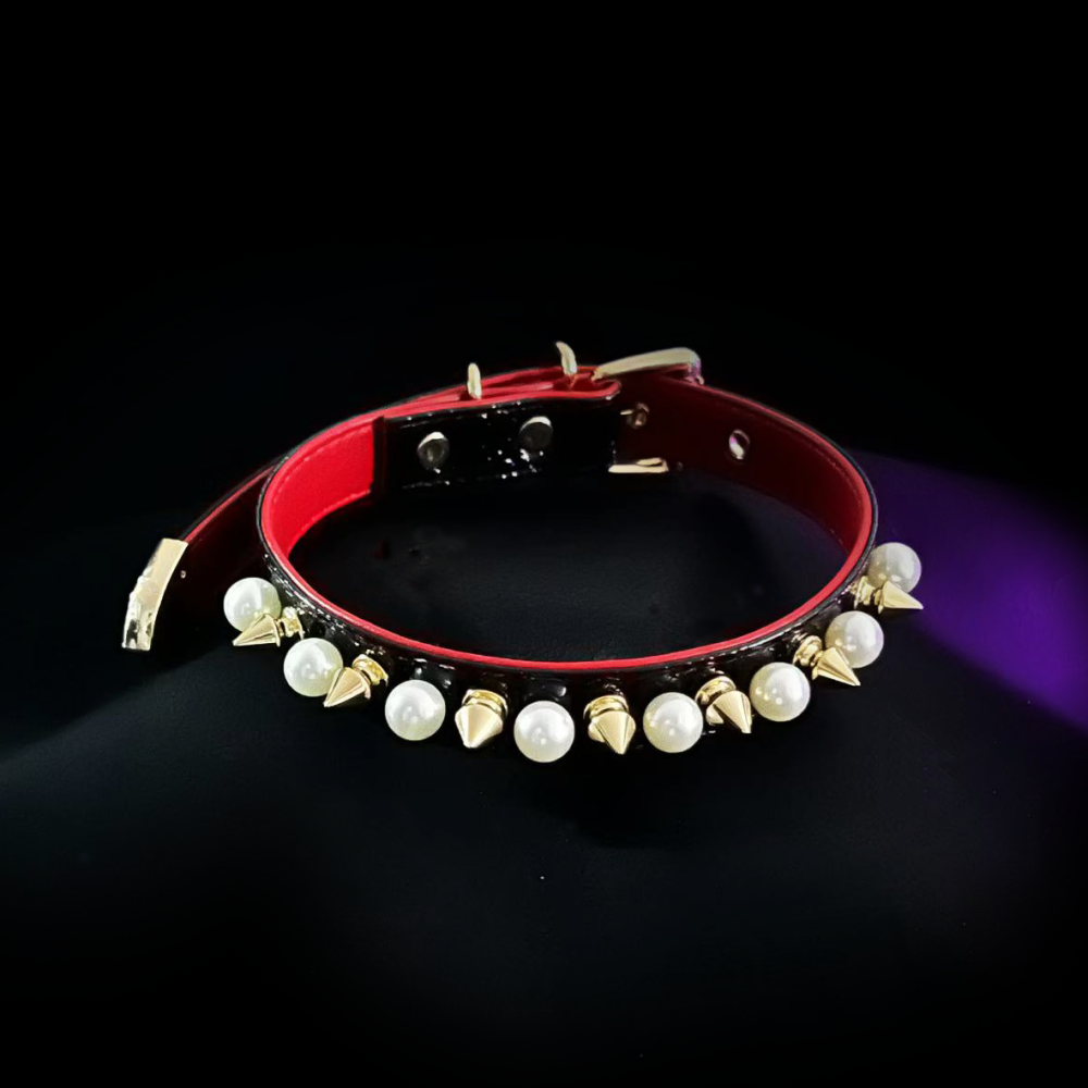 Crimson Pearl Collar