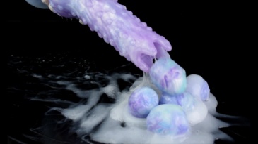 Dot-Raised Lavender Ovipositor