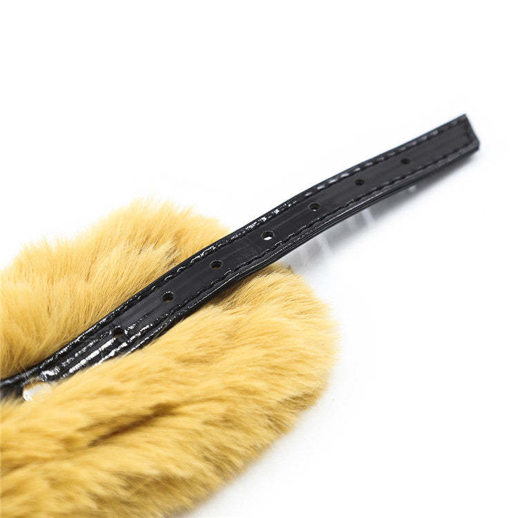 Adult Fun sm Wholesale Supplies Foreign Trade Hot Selling Plush Restraint Hand and Foot Cuffs Couple Flirting Binding Neck Collar Props