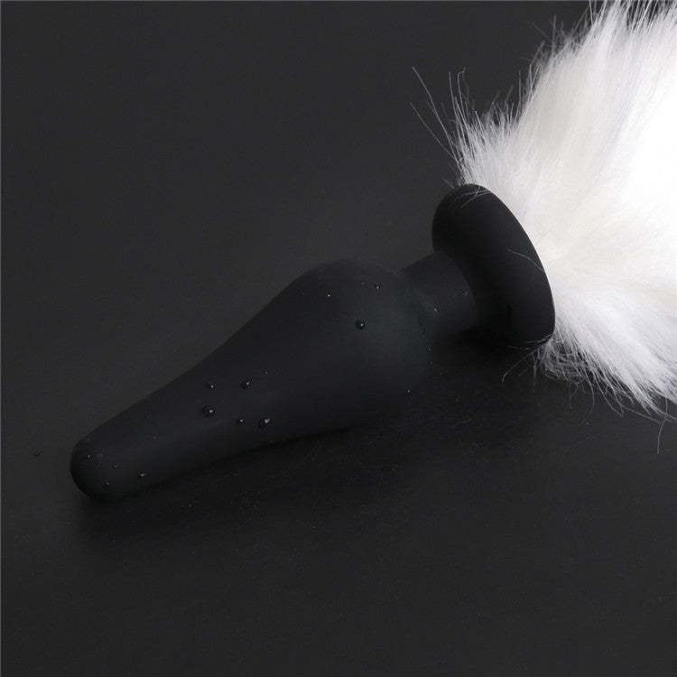 Couple Toys Flirting Tail Bondage Silicone Anal Plug Artificial Fur sm Torture Tools Adult Products Female Tools