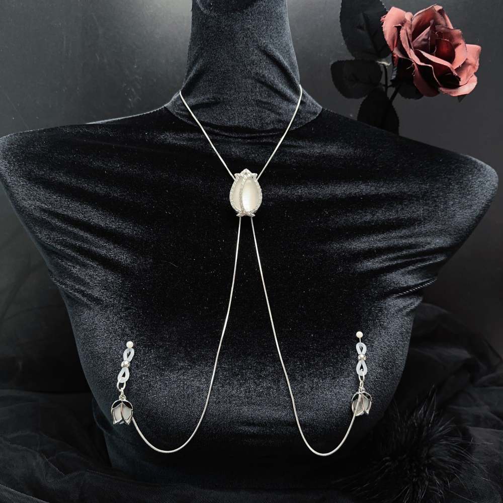 sm Sexy Nipple Clamps Punishment Nipple Props Training Outdoor Wear Sexy Body Chain Teasing Nipples