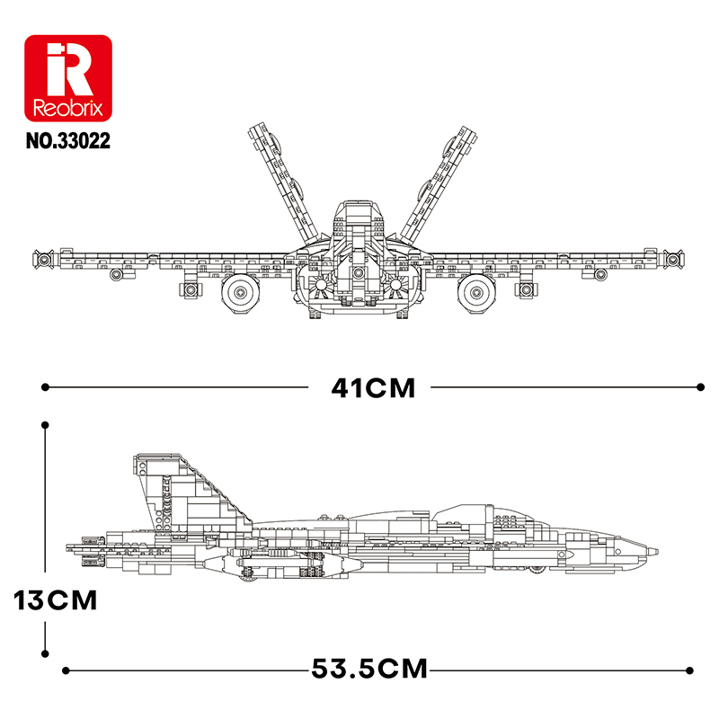 Reobrix F18 Hornet Strike Fighter