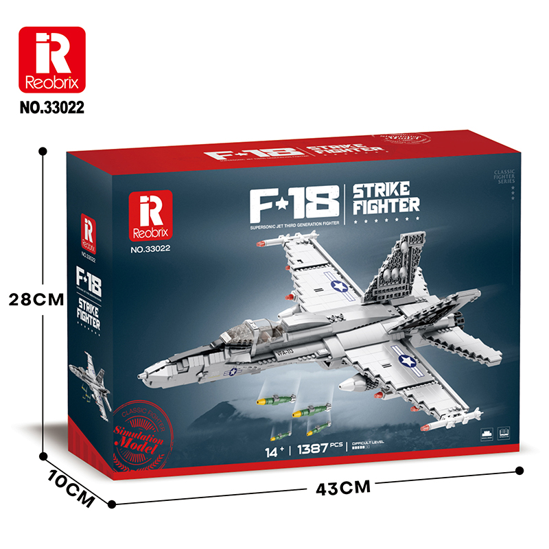Reobrix F18 Hornet Strike Fighter