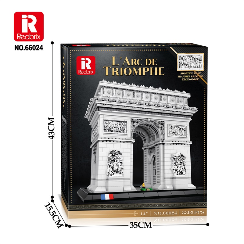 Reobrix 66024 L'Arc de Triomphe Building Block Set