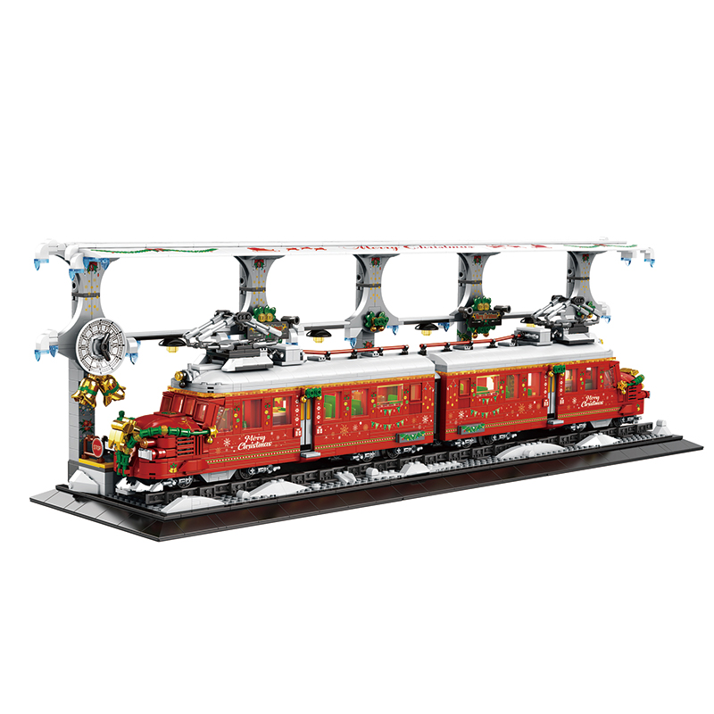 れいこ Reobrix 66034 Christmas Train Block Set