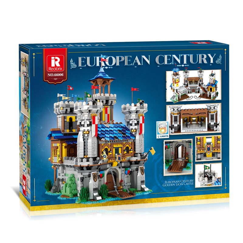 Reobrix 66006 Golden Lion Castle Block Set