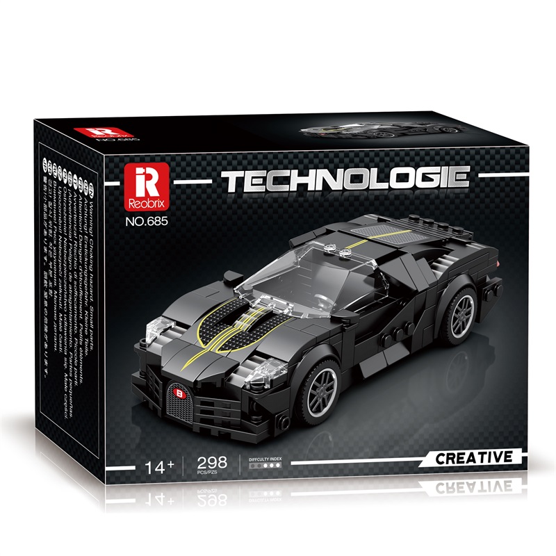 ビルバリ 5480 pcs Reobrix 11010 Maserati GranTurismo 110 1:8 – Joy Bricks