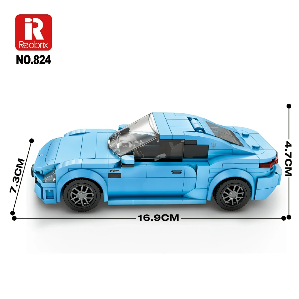 Blue Maserati Model Car – 1:24 GranTurismo | Reobrix