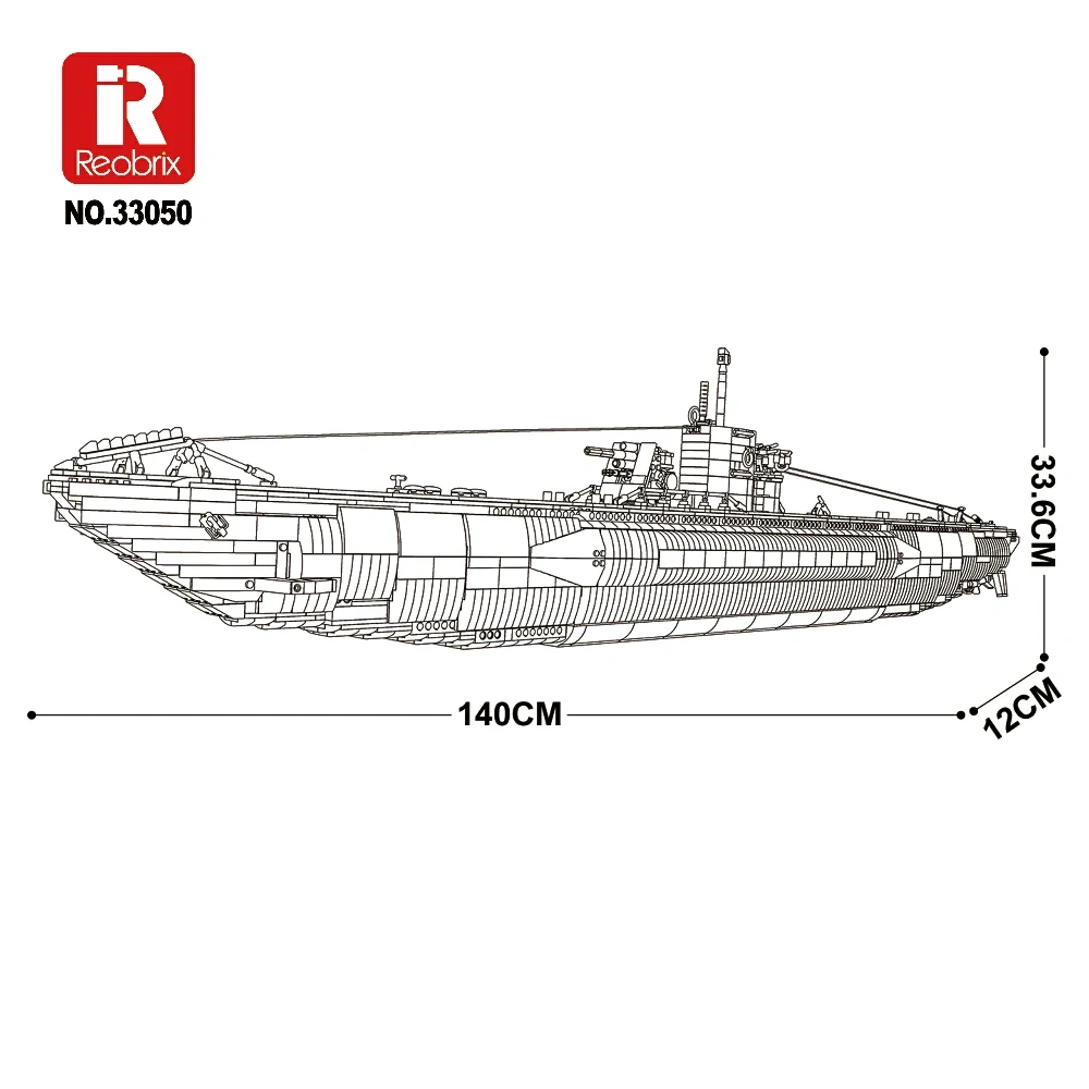 Reobrix 33050 Undersea Boat Submarine Set