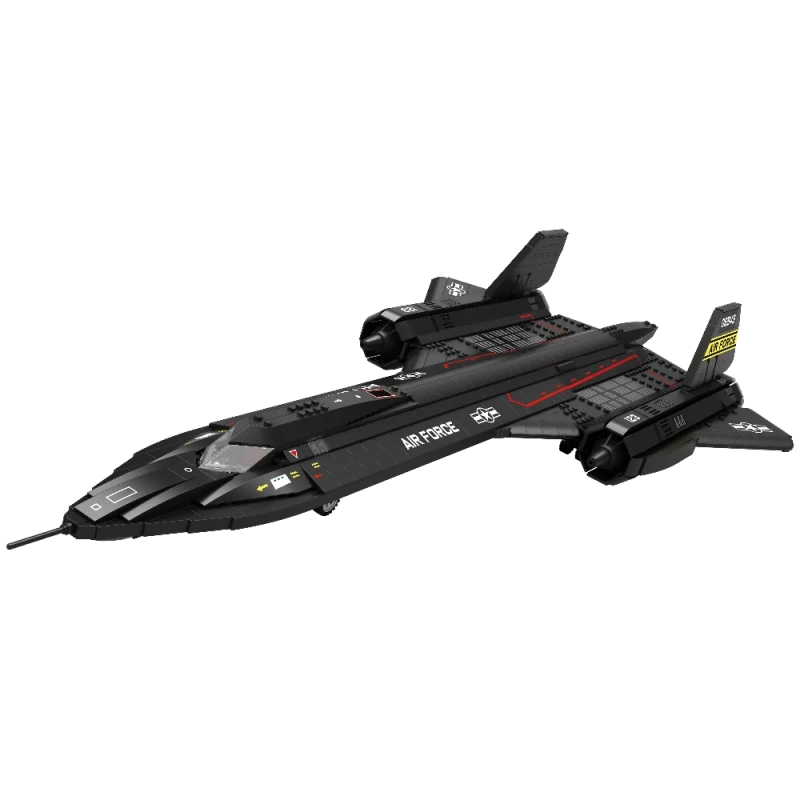 seven butterfly　SR1 2022SS PVCブラック35 SR-71 Blackbird Jet Building Block Set – 184 Pieces