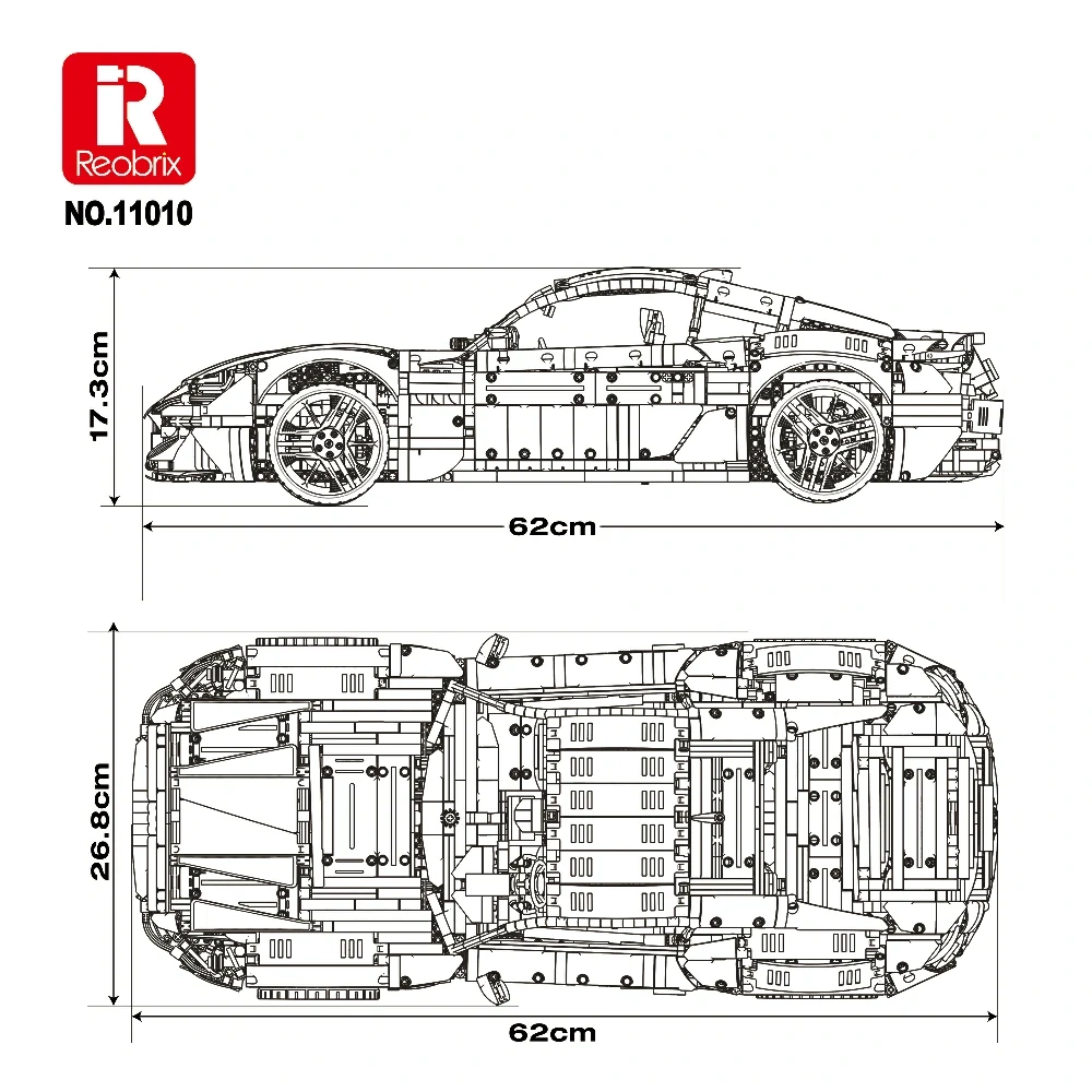 Reobrix 1:8 Maserati GranTurismo Model Car
