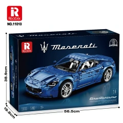 Yellow GranTurismo Maserati LEGO Car Set | Reobrix
