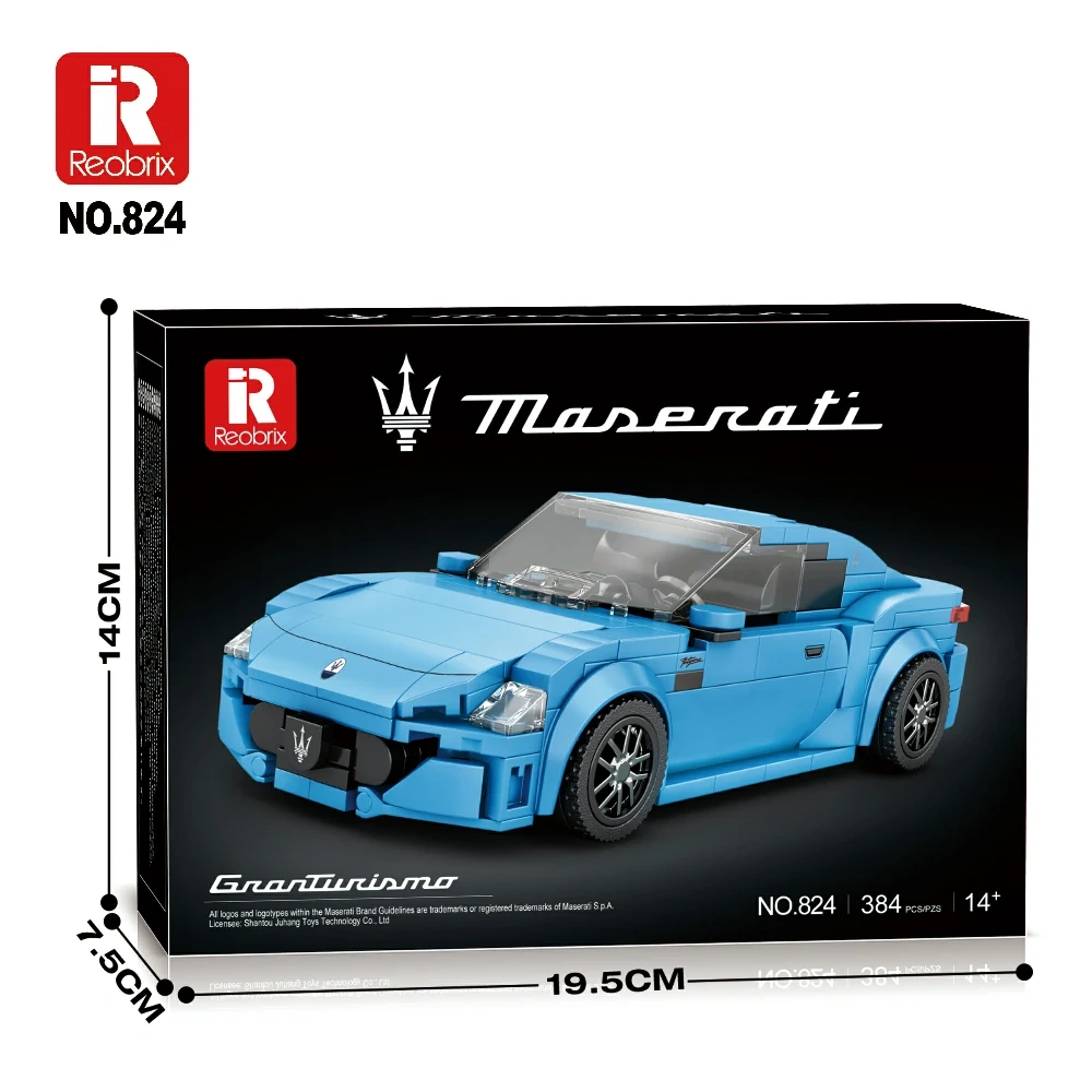 Blue Maserati Model Car – 1:24 GranTurismo | Reobrix