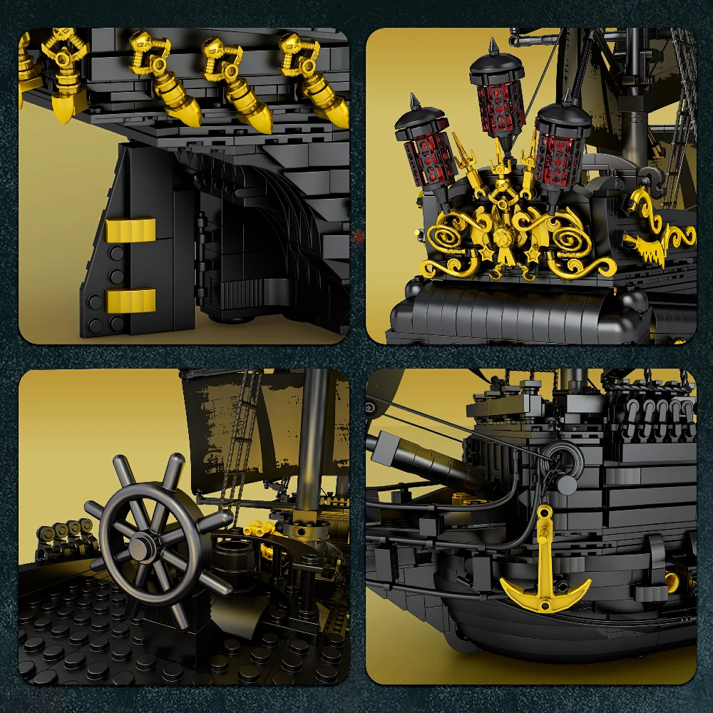 The Black Pearl Ship Model by Reobrix