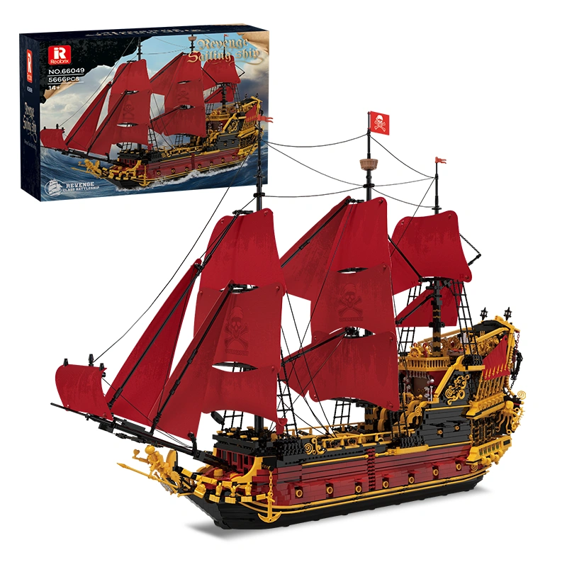 ヨッシー ロビン Reobrix Queen Anne's Revenge Ship Model
