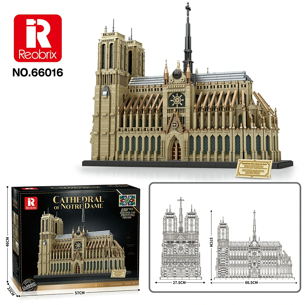 Notre Dame Cathedral - Build the Iconic Cathedral Model