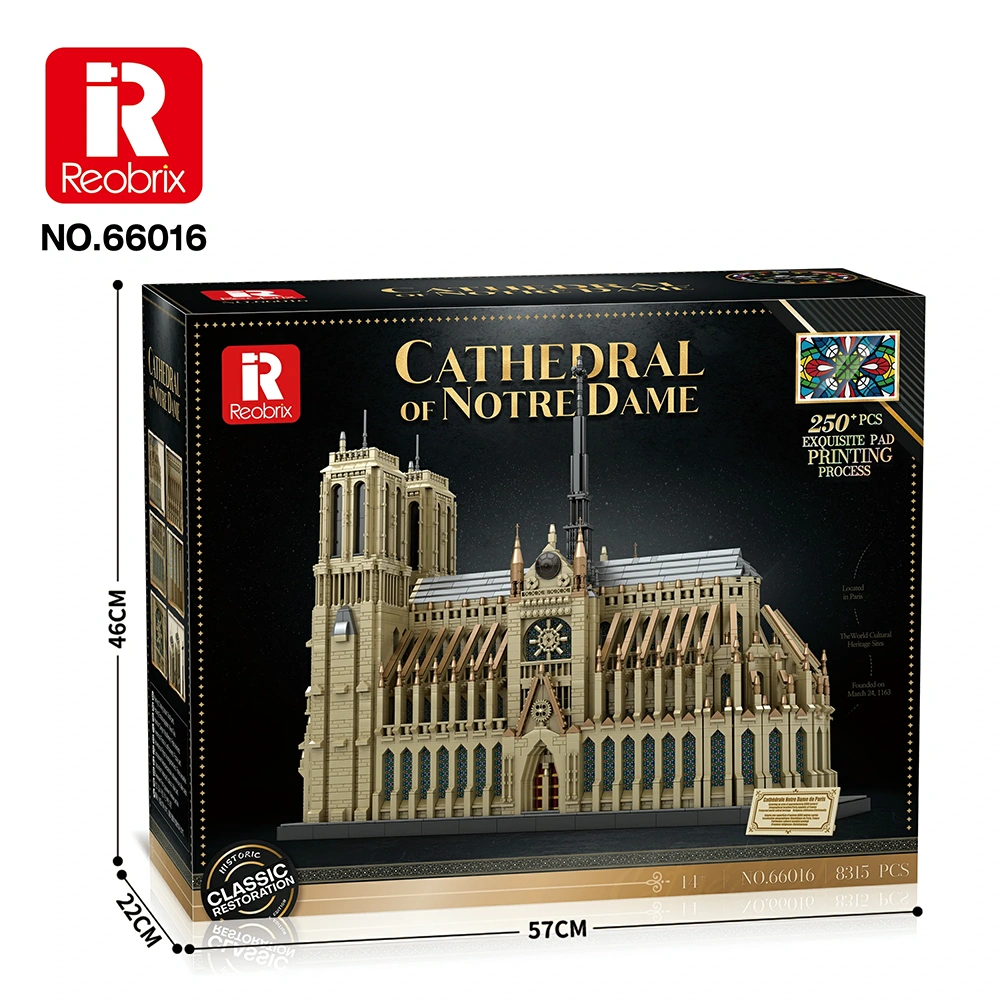 500 オブジェ Notre Dame Cathedral - Build the Iconic Cathedral Model