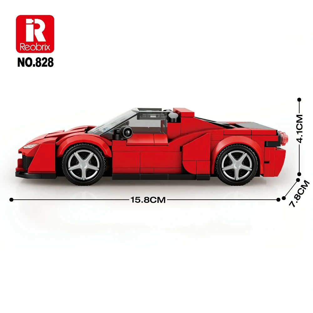 Ferrari J50 Supercar LEGO Model