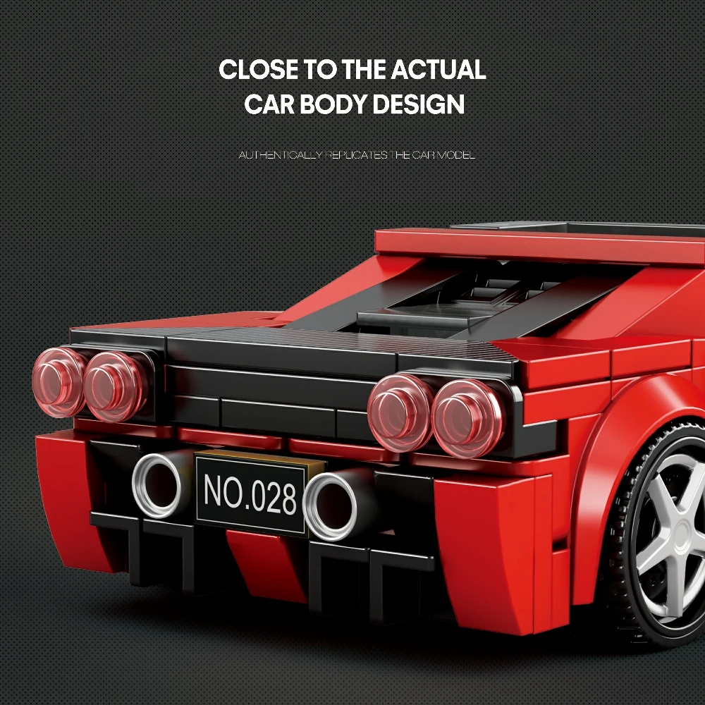 Ferrari J50 Supercar LEGO Model