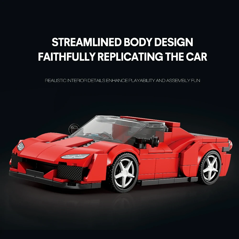 Ferrari J50 Supercar LEGO Model