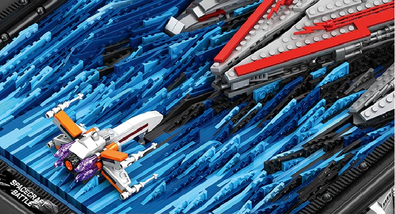 Details on the reobrix 99007 Star Revenge Art Drawings.