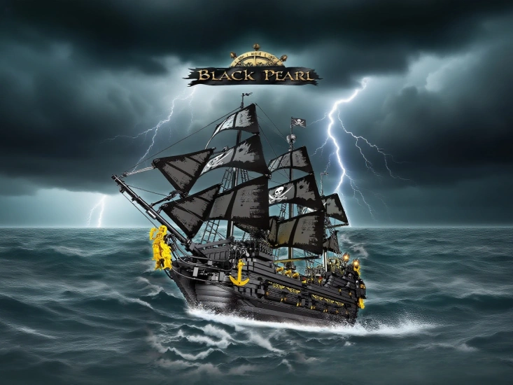 Reobrix 66036 Black Pearl Pirate Ship Model: A Perfect Recreation