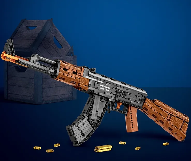 The appearance of AK-47 Assault Rifle.