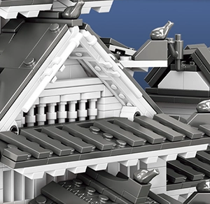 Reobrix himeji castle-Karahafu Roof