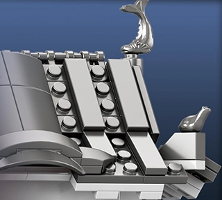 Reobrix himeji castle-Shachihoko Tiles