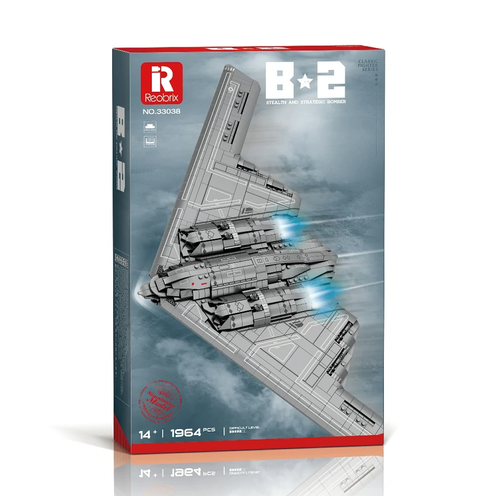 Reobrix 33038 B2 Bomber LEGO Stealth Set