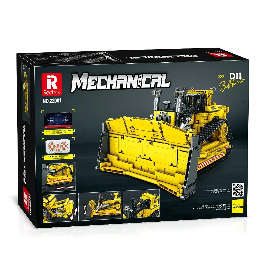 橋*郎様 RCMoDELEX MEX D110 1/10 キット Mechanical D11 Bulldozer (Remote Control Version)