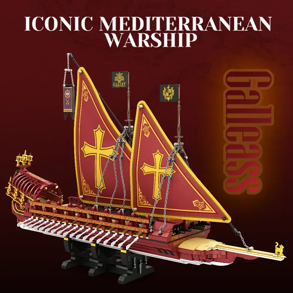 Reobrix 66105 Galleass Warship building set