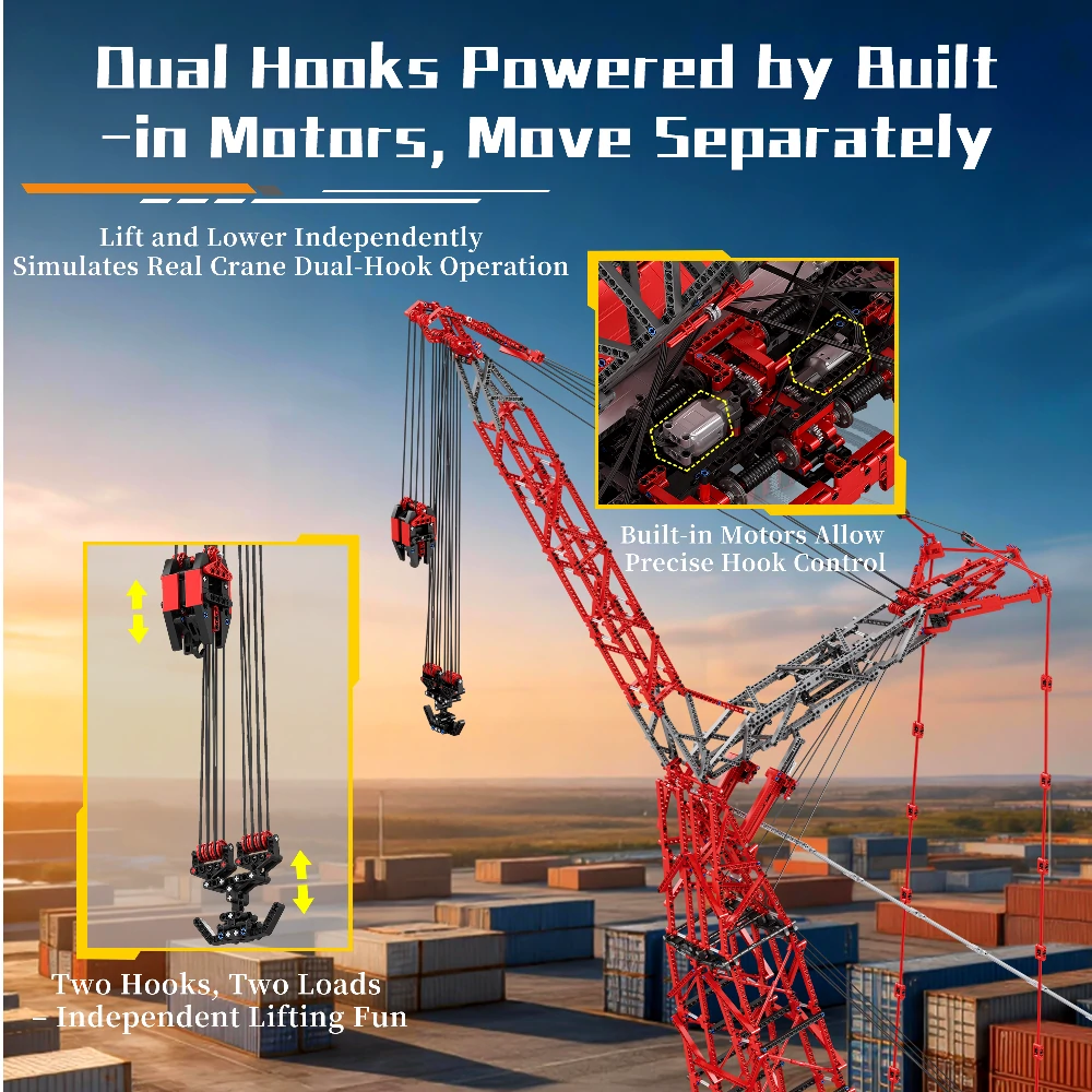 Reobrix 22028 Land-Based Ring Crane (Remote Control Version)