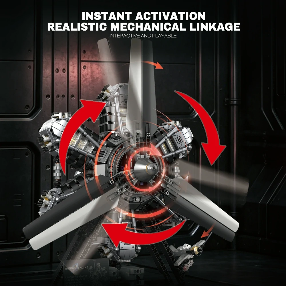 Radial Engine (With Motor)