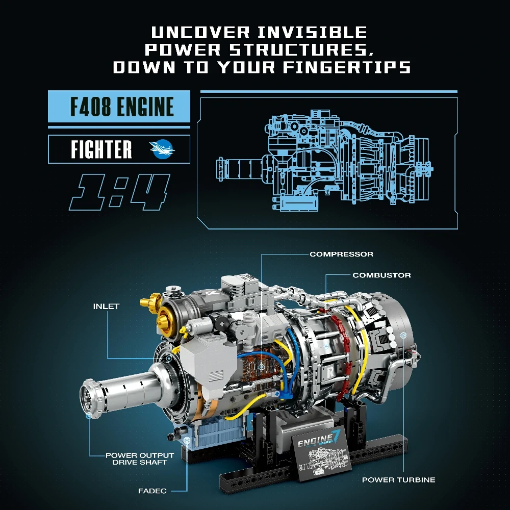 T408 Engine (With Motor)